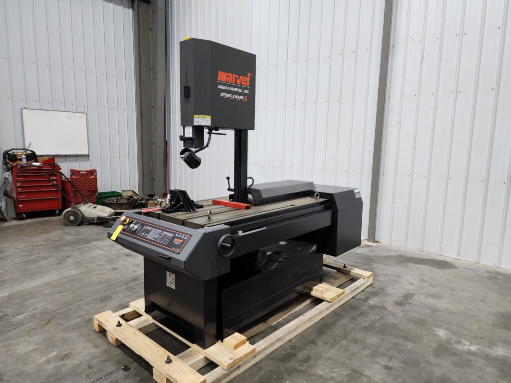 Marvel Model 8 Mark II Vertical Tilt Frame Saw, 18″ x 22″ Capacity 480V – NEW