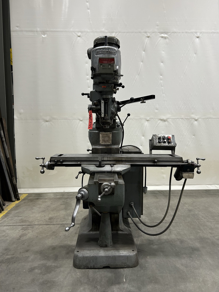 Bridgeport Series I Vertical Knee Mill, 9” x 48” Table, 2 HP