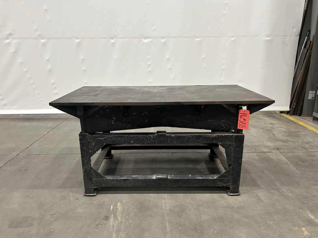 Welding Table, 68" length x 36" depth x 3/4" thick top