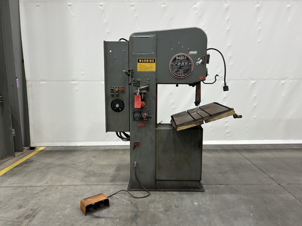 DoAll 20" Vertical Bandsaw, Model 2012-2H
