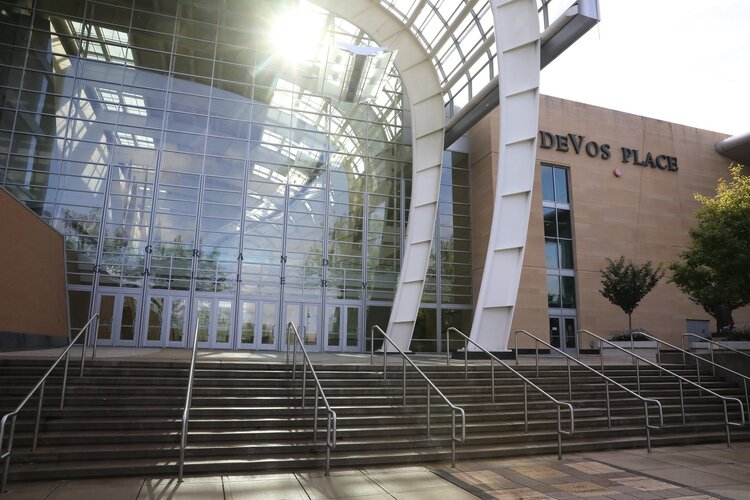 devos place outside