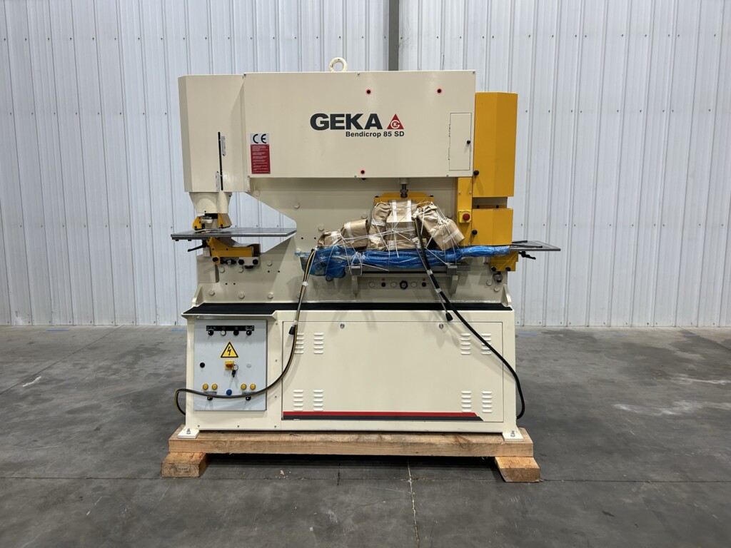 Geka 85 Ton Ironworker, Model Bendicrop 85SD, With Holders - NEW