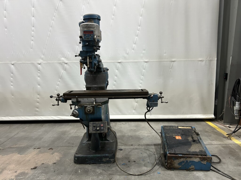 Bridgeport Series I Vertical Knee Mill, 9” X 42” Table, 2 HP