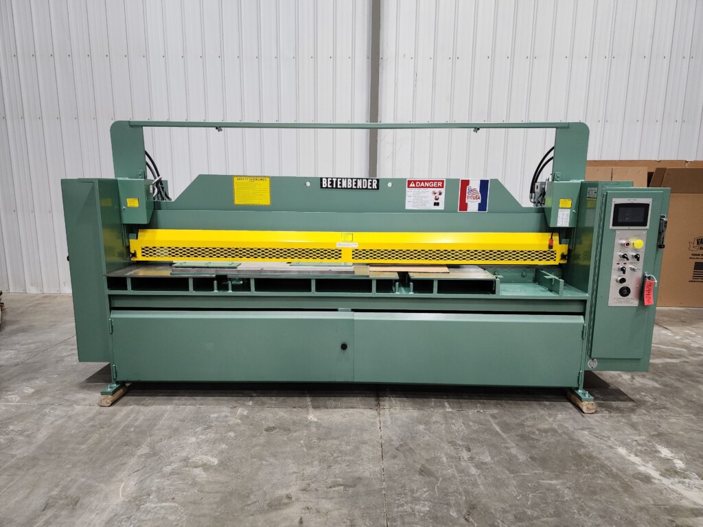 Betenbender 10' x 1/4" Low Profile shear, Model 10'-250 - NEW