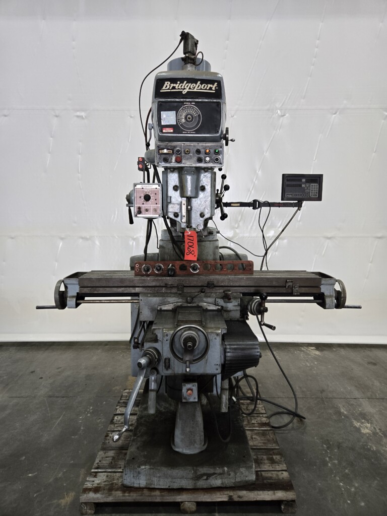 Bridgeport Series II Vertical Knee Mill, 11” x 58” Table