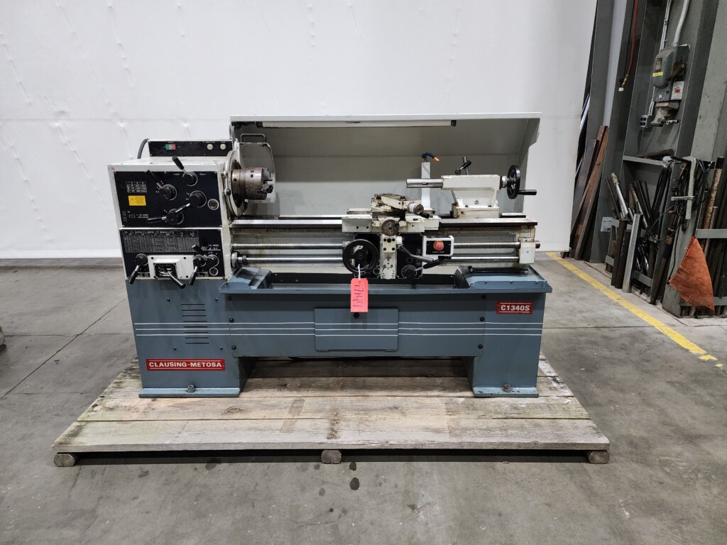 Clausing Metosa 13” x 40” Geared Head Lathe, Model C1340S