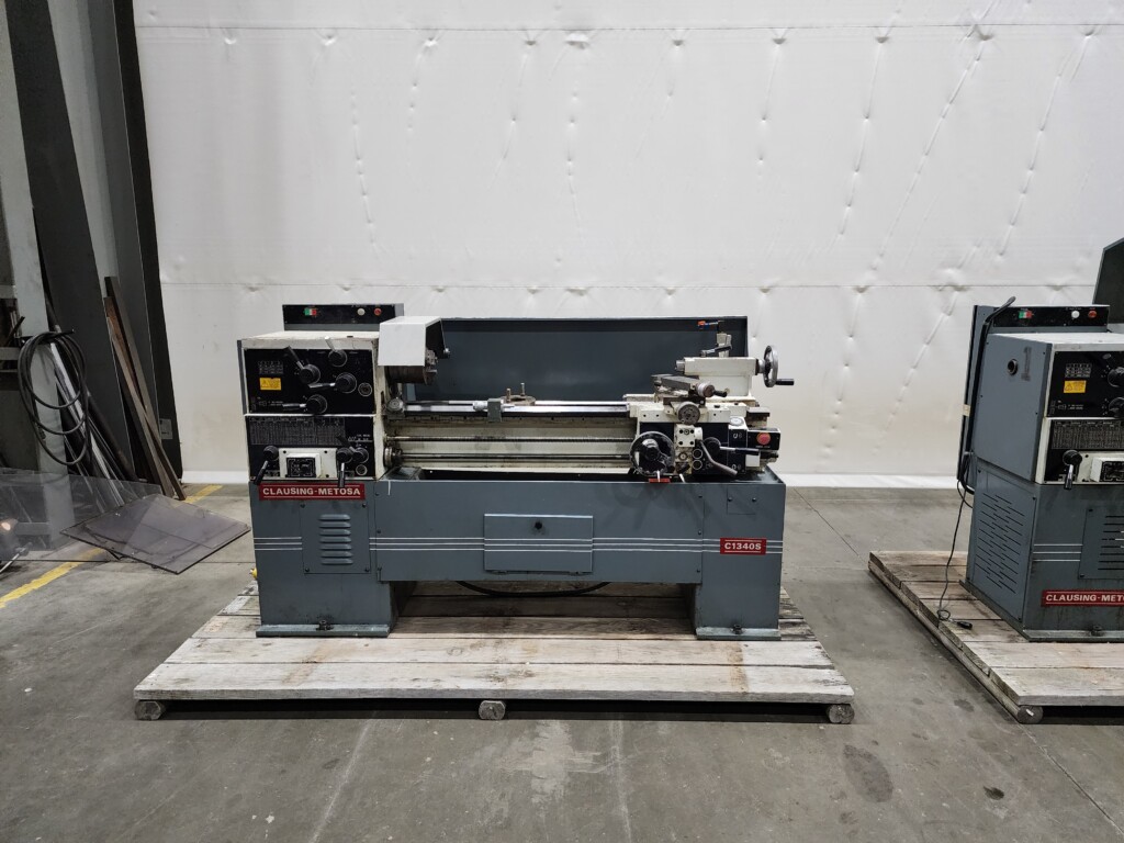 Clausing Metosa 13” x 40” Geared Head Lathe, Model C1340S