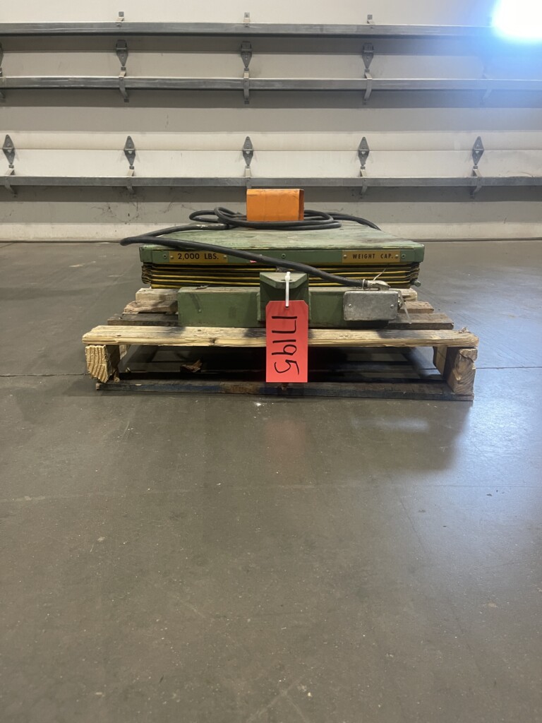 Portable Scissor Lift Table, 2,000 lbs. Capacity