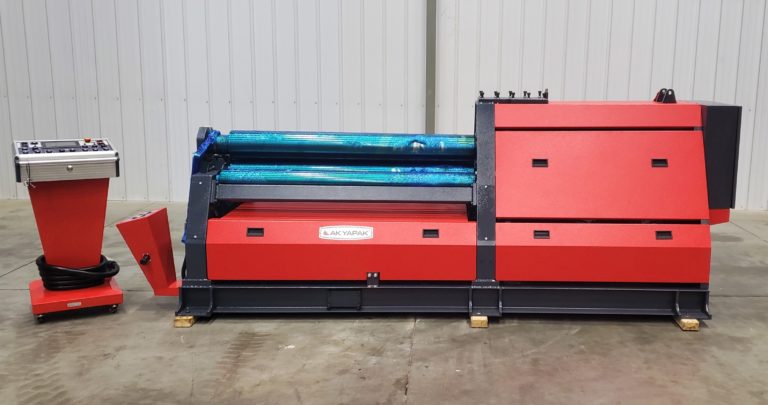 Akyapak 5′ x 3/8″ Four Roll Hydraulic Plate Bending Roll, Model AHS 15/08 – NEW