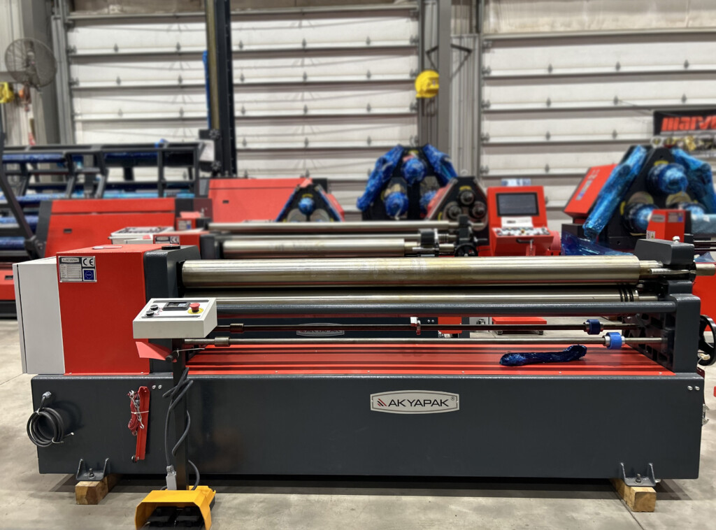 Akyapak ASM140-12/5.0 (4' x 1/4") 3 Roll Plate Bending Roll - NEW