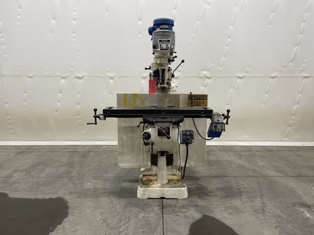 Bridgeport Series I Vertical Knee Mill, 9” x 48” Table, 2 HP
