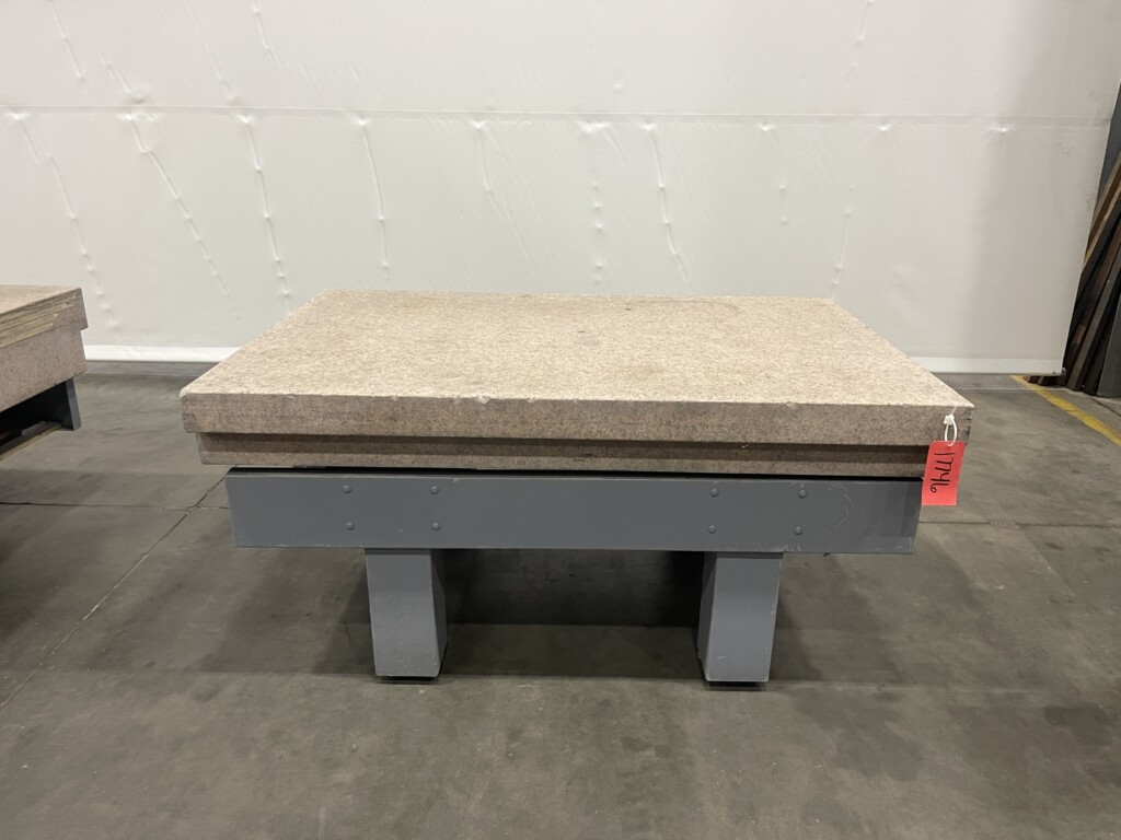 4' x 6' 8" Thick Pink Granite Surface Plate