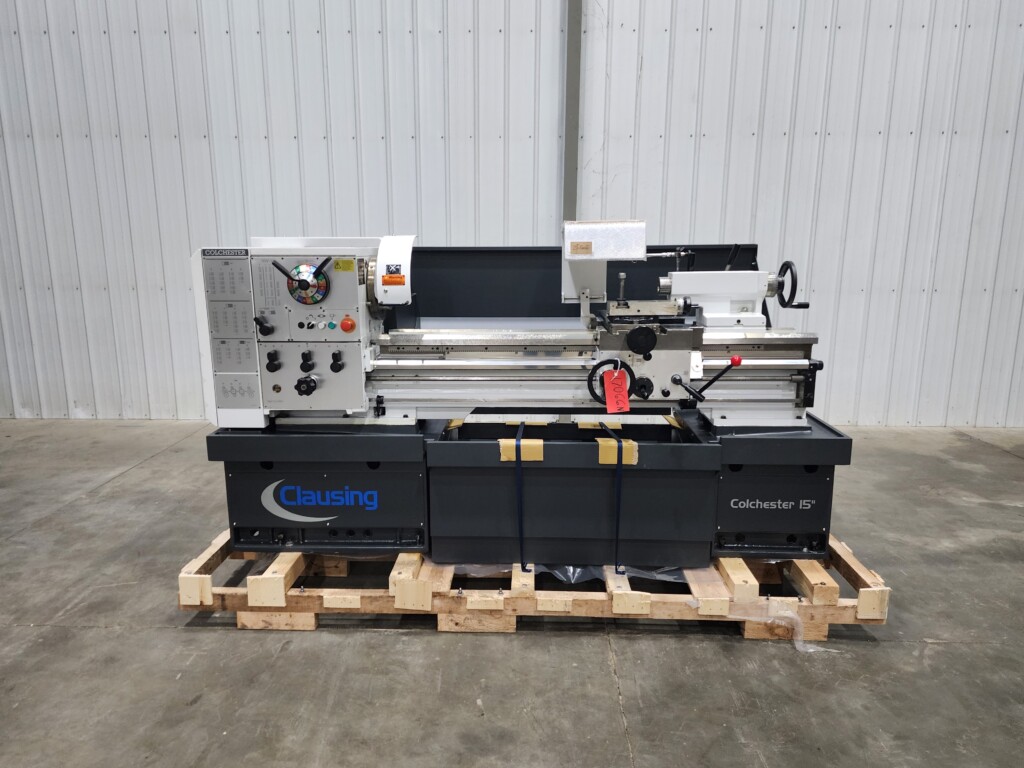Clausing 15"x 50" Gear Head Lathe, Model 8043SS - NEW